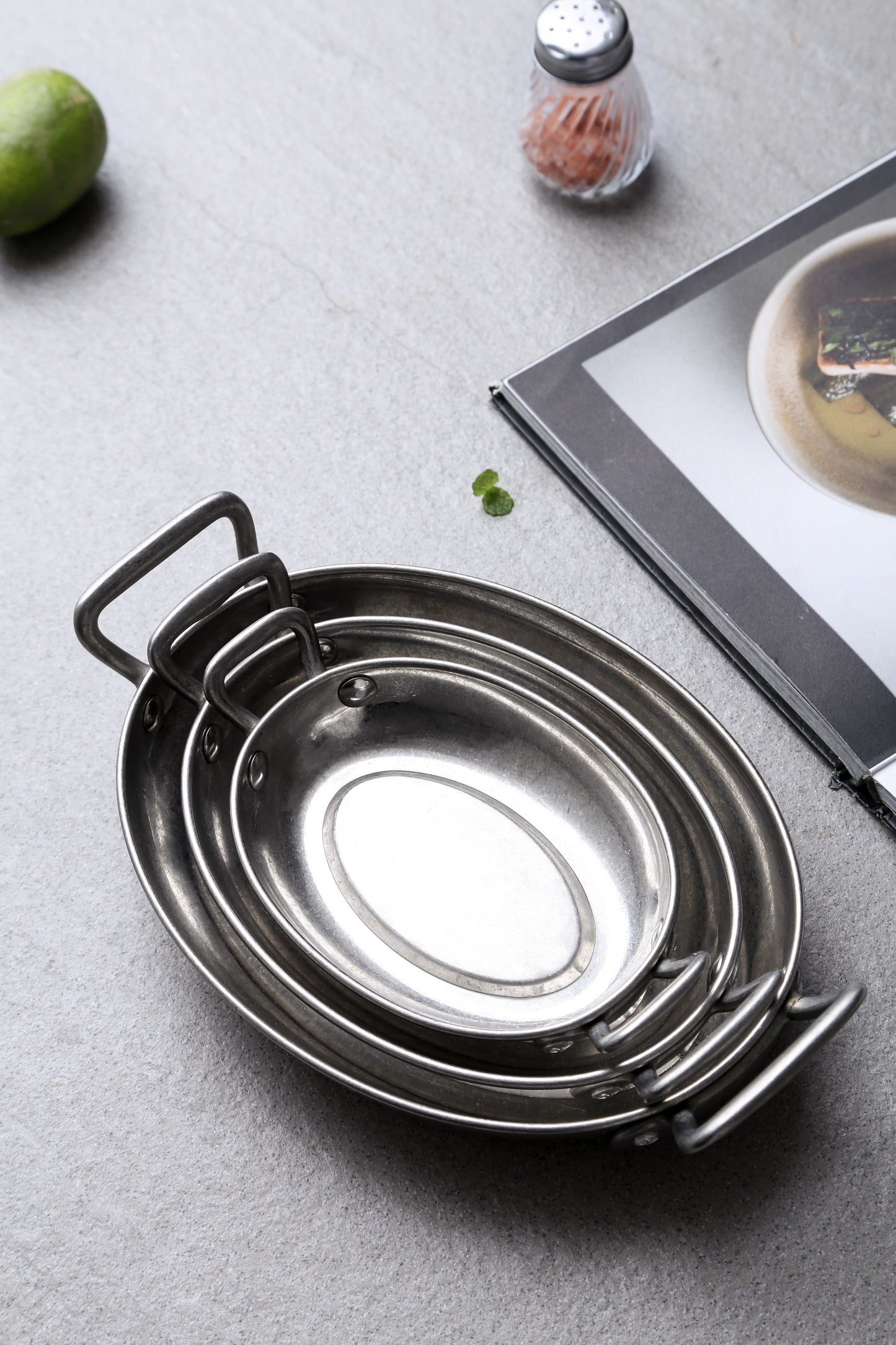 FIREd Vintage Silver Serving Pan Collection