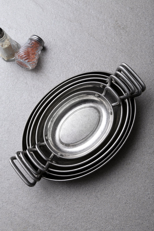 FIREd Vintage Silver Serving Pan Collection