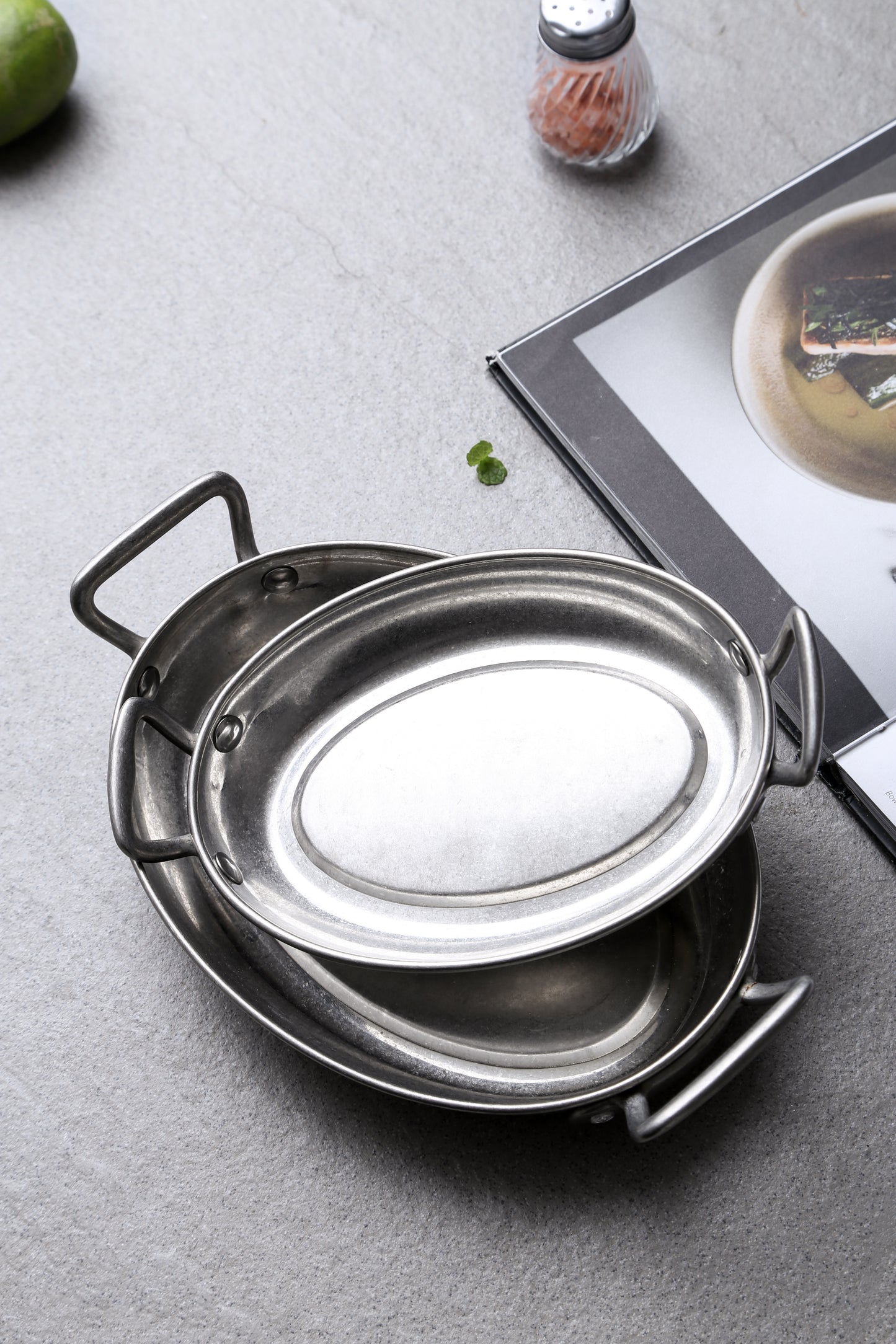 FIREd Vintage Silver Serving Pan Collection